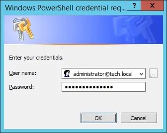Powershell - Shutdown credential