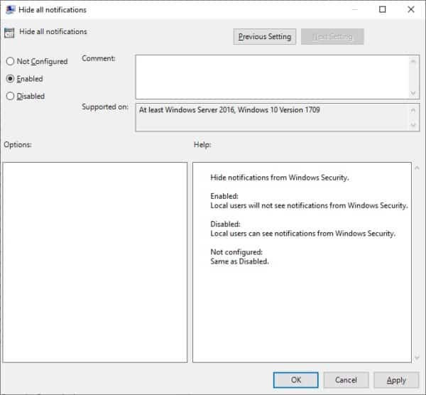 Tutorial GPO Disable the Windows security notifications [ Step by step ]