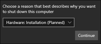 Windows - Disable the Shutwown event tracker Windows - Disable the Shutwown event tracker