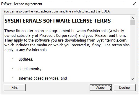 Pxexec license agreement Pxexec license agreement
