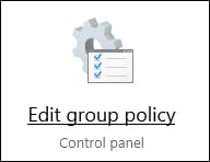 Windows - Group policy editor