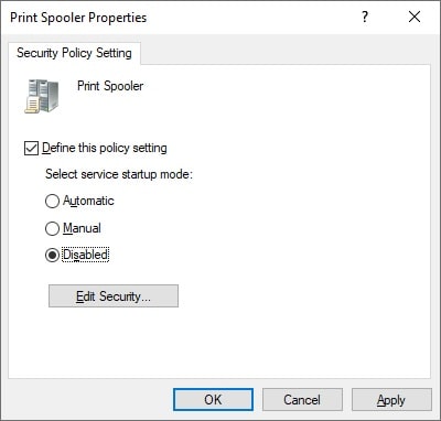 disable print screen windows 10 gpo