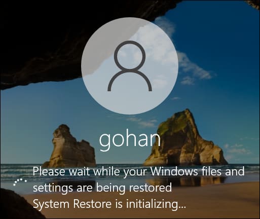 Windows - System Restore