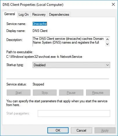 Powershell - Disable service