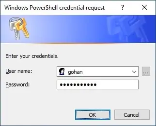 Powershell - SSH Credential