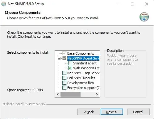 Net-SNMP installation on Windows