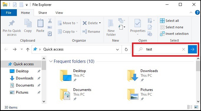 Windows - Search content file