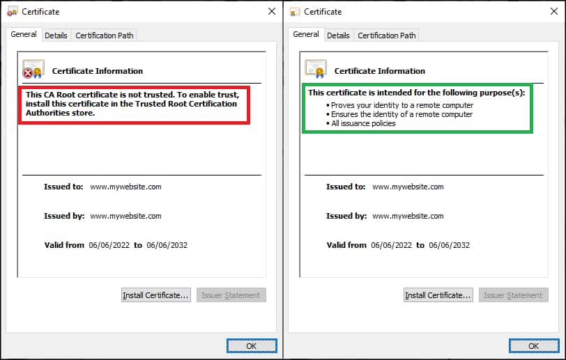 Windows - Create self-signed certificate