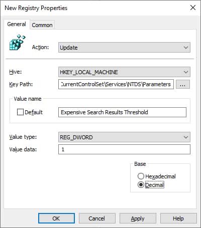 GPO - Expensive Search Results Threshold GPO - Expensive Search Results Threshold