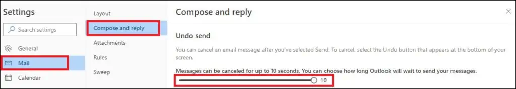 OUTLOOK 365 - UNDO SENT EMAIL